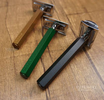 German High-end Brands Hexagon Manual Safety Shaver Mark Braun Design 3 Colors