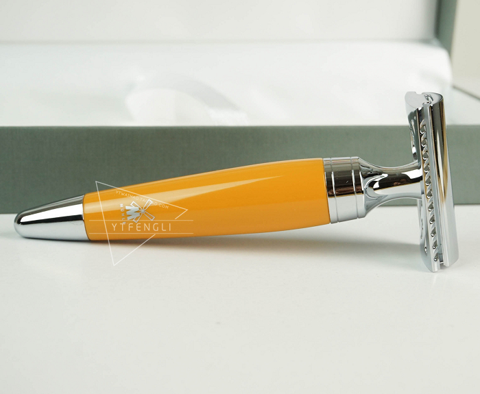 German high-end brands manual shaving of hob old-fashioned traditional shave with high resin handle