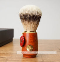 Italian Omega high-end silver tip Silvertip Devil Hair Shaving Brush Stone Nanwood Handle
