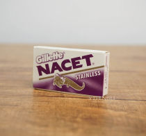 Gillette Nacet stainless steel double-edged blade 5 pieces imported from the United States
