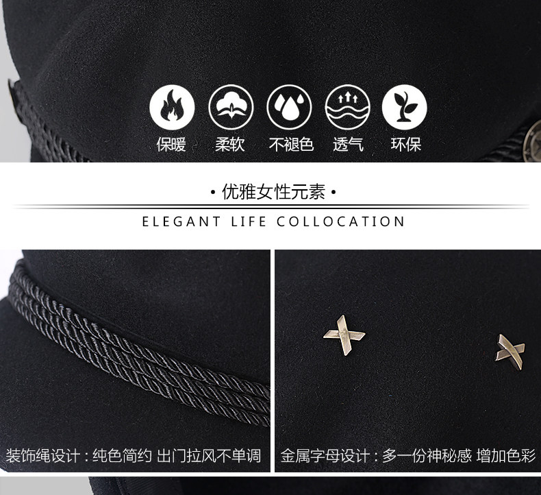 Chapeau pour femme      en Melange de laine - Ref 3234259 Image 11