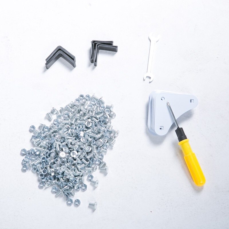 Junda storage angle steel material wrench triangle piece screw foot cover protective cover