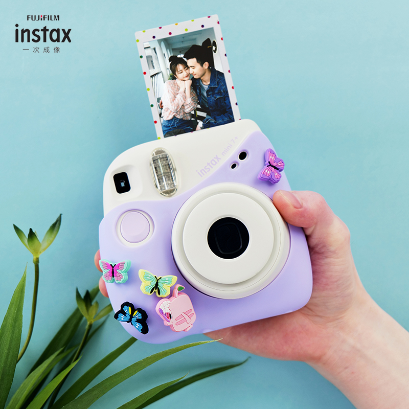 Fuji instax One imaging perimeter (mini7 butterfly flower interlace) silicone cover protective sleeve