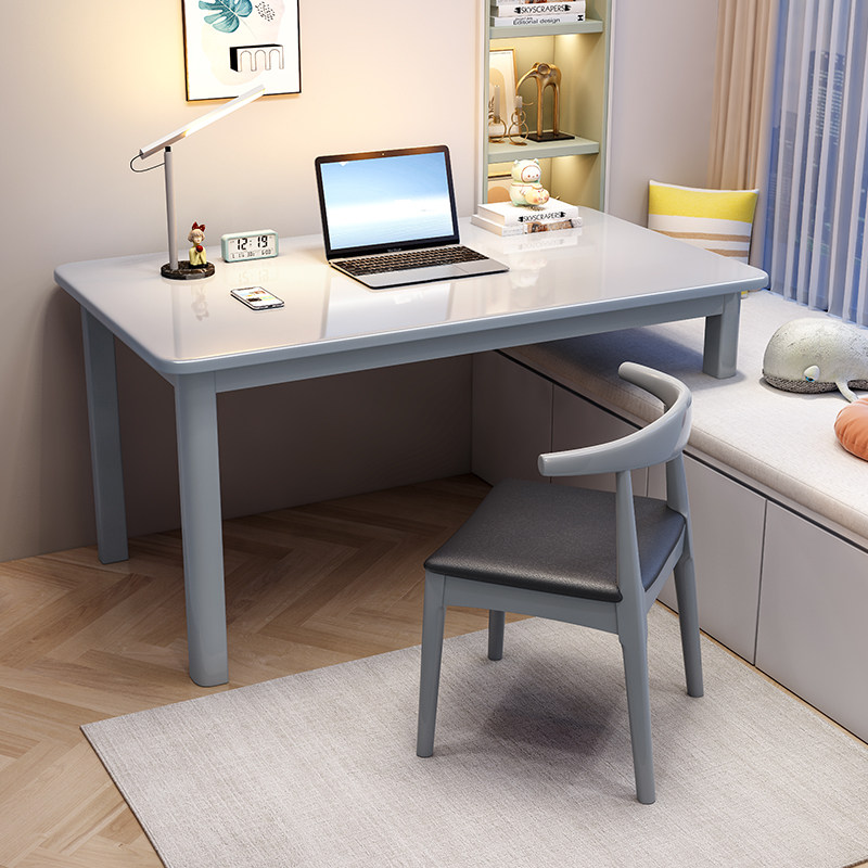 Customizable high and low table home bay window writing desk bedroom window side solid wood desk transformation computer desk
