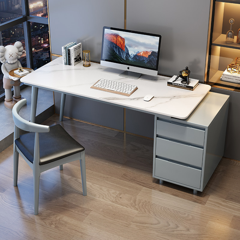 Simple rock tabletop solid wood tablet with a modern household desktop desk Bedroom eSports desk desk