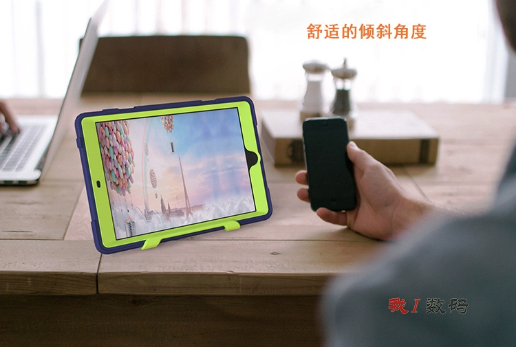 tablet iPad mini mini1 / 2/3 bộ silicone nắp bảo vệ bao gồm tất cả ba đứa con chống đơn giản vỏ thả sức đề kháng - Phụ kiện máy tính bảng
