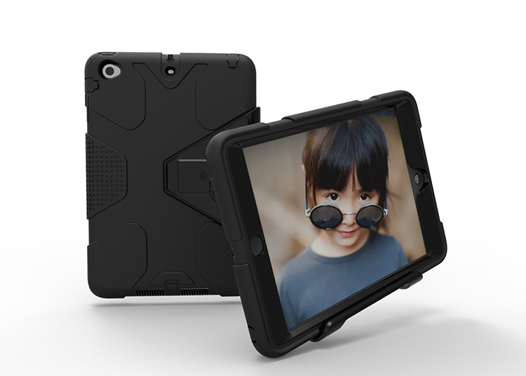 tablet iPad mini mini1 / 2/3 bộ silicone nắp bảo vệ bao gồm tất cả ba đứa con chống đơn giản vỏ thả sức đề kháng - Phụ kiện máy tính bảng kính cường lực ipad