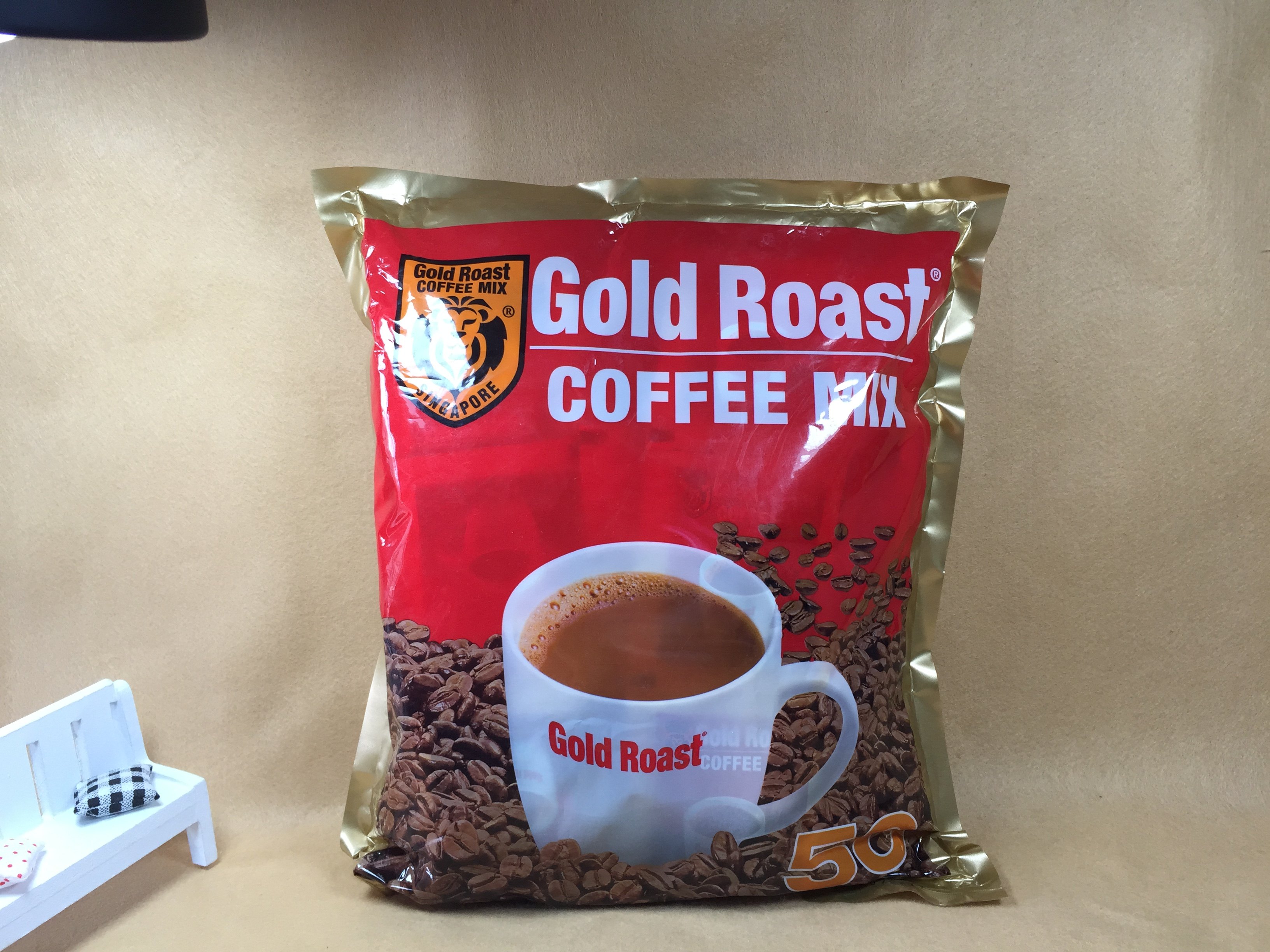 [USD 12.47] Southeast Asia gold flavored coffee, Gold Roast 1000 g