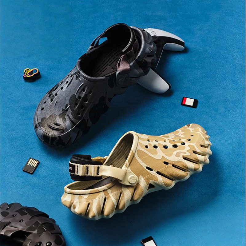 Crocs Bobo Camouflage Clogs Men's Summer Sandals 208454/211981/207937/211675 Crocs Bobo Camouflage Clogs Men's Summer Sandals 208454/211981/207937/211675