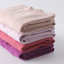 Three-pin color yarn cotton Schuede warm lingerie woman in thick cotton sweatshirt collar semi-high collar autumnilty and autumn pants suit 6324