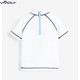 Spot N*XT Children's Short-sleeved Sun Protection suitsuit for boys blue boat beach sun protection split swimsuit 2 ຊິ້ນ