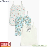 Spot n*xt Girl Vest Vest and осень, Детский милый Unicorn Strang 3 упаковка 3-4 бесплатная доставка