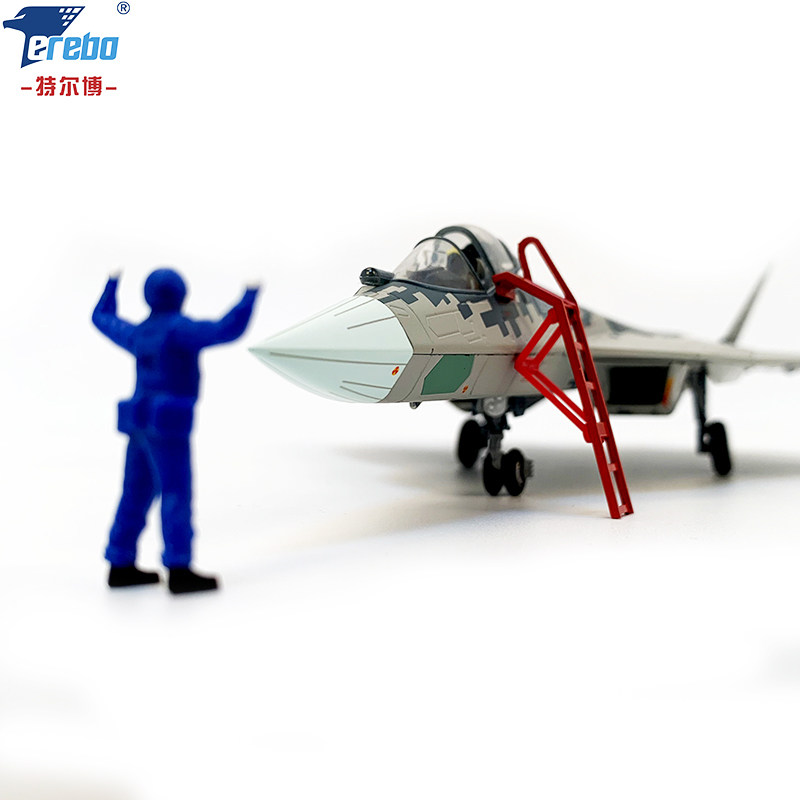 特尔博1:72苏57模型su57合金飞机模型俄罗斯战斗机珠海航展同款｜军迷必