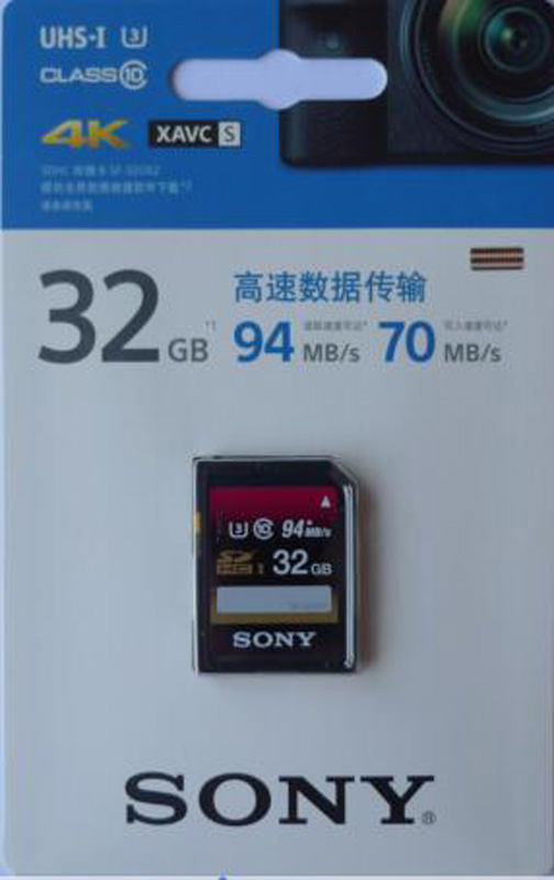 Sony SF-32UX2 Memory Card SD32G Card Micro Single Eye Camera Camera Camera Card A6000 A7RM2