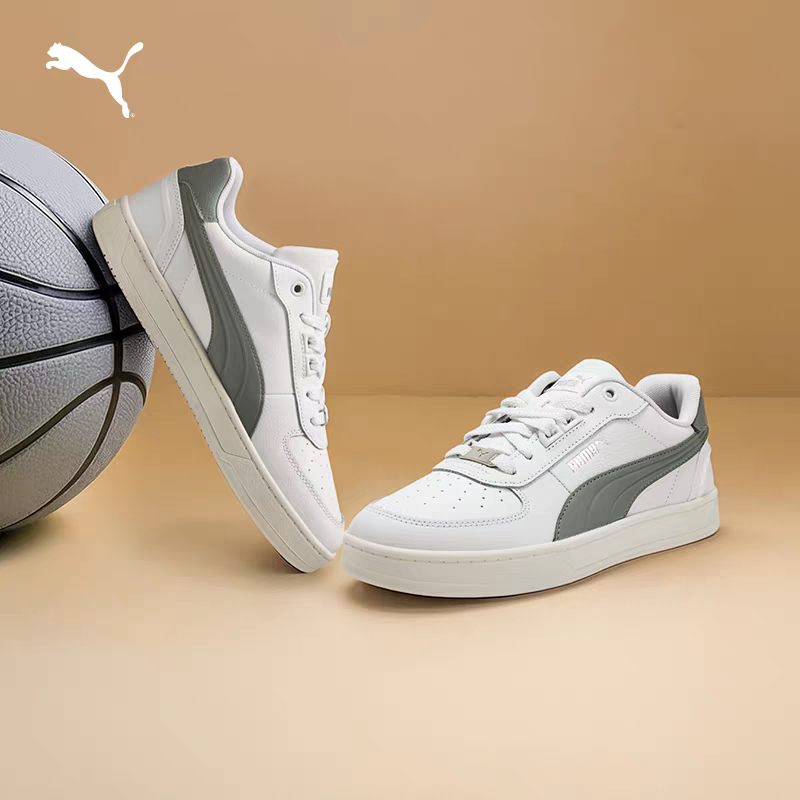 Classic Breathable White Shoes for Men and Women, Same Style Puma Sneakers, Sports Shoes Caven 395016