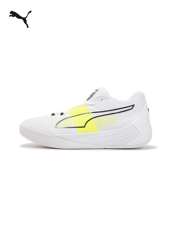 Basketball Shoes Fusion Nitro Men's and Women's Contrasting Color Cushioning Sports Shoes 195514 Puma Puma