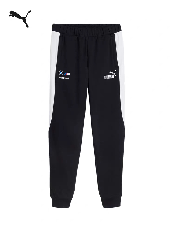 Bmw Racing Windproof and Water-Repellent Sports Pants for Men Puma Winter Casual Knitted Sweatpants 624138