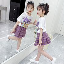 Girl Dress Dress Summer Dress 2022 New Children Dress Foreign Air Suit Skirt Summer Girl CUHK Girl Princess Dresses