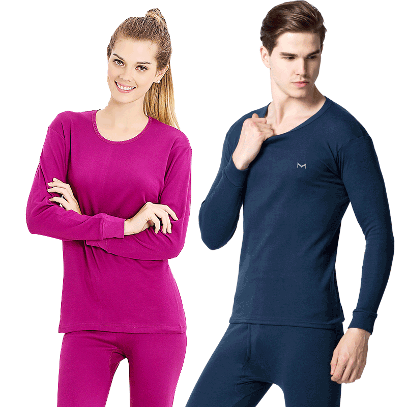 玫宝琳保暖内衣男士纯棉套装