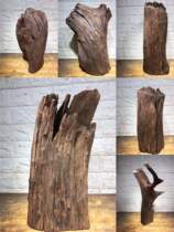 Aquarium sunken wood purple teak tree stump South American landscaping natural sunken wood turtle tank climbing pet tank rain tank landscaping