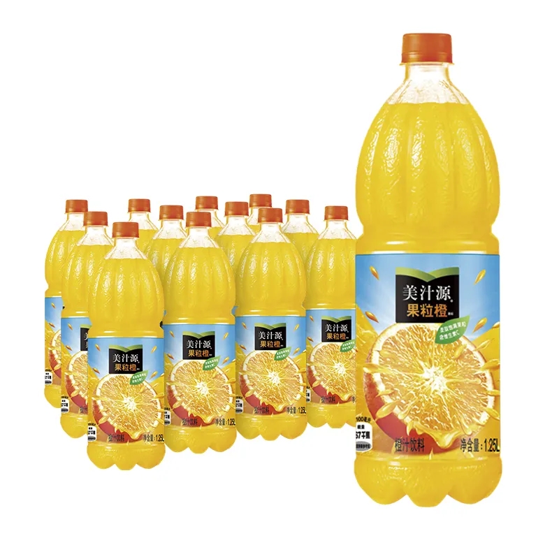 Coca-Cola Juice Source Orange Juice Drink 1.25LX12 Bottle Full Carton Juice Soda