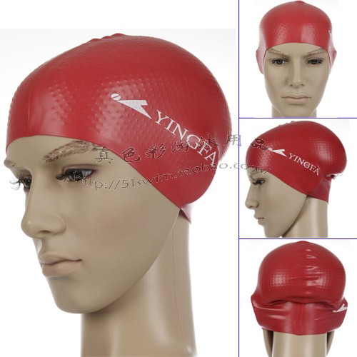Mũ bơi kiểu Anh Tóc dài không thấm nước Silicone Mũ bơi của Anh Các hạt bên trong không trơn trượt thoáng khí Nhiều màu nam và nữ 	nón bơi arena