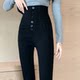 Thin high-elastic pencil pants for outer wear Thin and long pants
