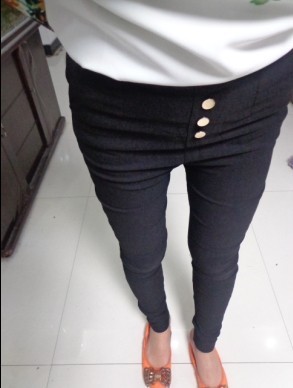 Quần size cao cộng với size quần legging nữ siêu dài mặc eo cao co giãn quần bút chì dài phiên bản quần nữ chân mua quần áo