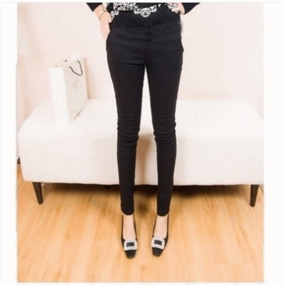 Quần dài 178 của phụ nữ dài tăng độ mỏng siêu co giãn Quần legging cạp cao cỡ lớn siêu quần Chang Chang mùa thu thời trang công sở nữ cao cấp