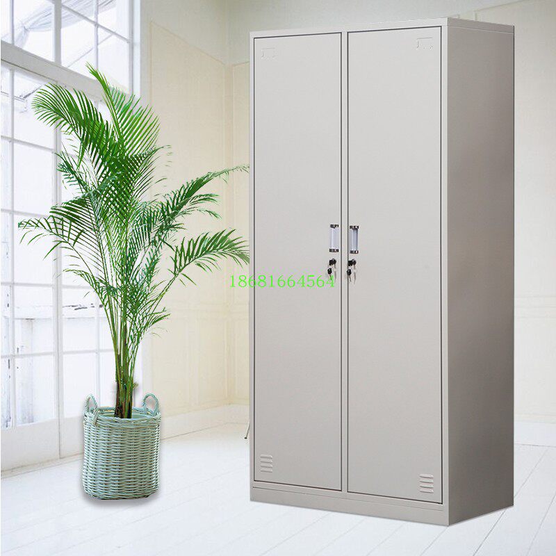 Kunming office dormitory building iron wardrobe locker worker cabinet with lock storage storage cabinet Cabinet
