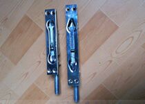 Buyang security door latch 6 inch 7 inch square head stainless steel dark plug female pair open door up and down the world Bolt