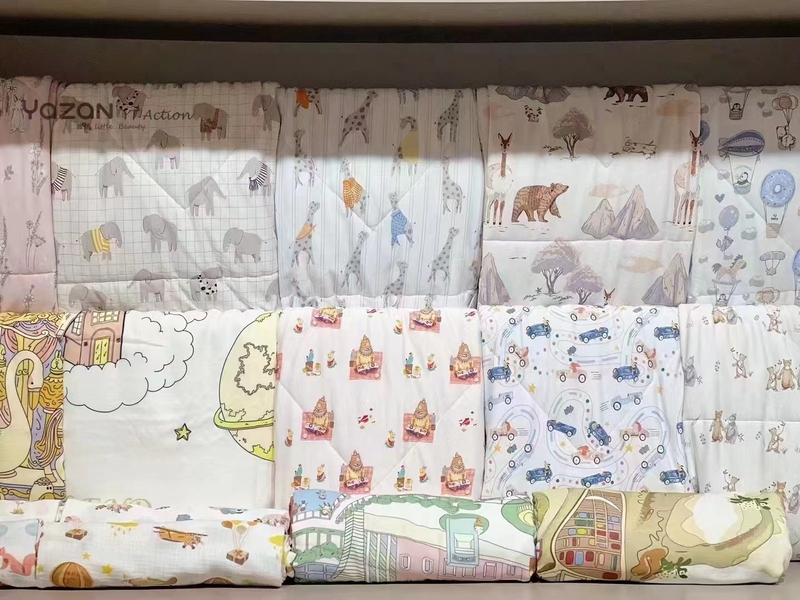 Yazan Zootopia Modal Four-Season Quilt for Infants, Toddlers, and Adults, Washable Air Conditioning Quilt, Feather Velvet Quilt Core, Soft