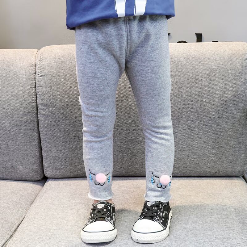 Quần legging nữ ấm áp cho bé 2018 có thể mở quần quần trẻ em tự tu luyện Quần bé gái 1-34 tuổi cộng với nhung quần sịp bé trai