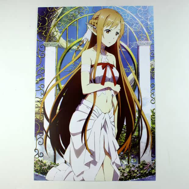 Sword Art Online dập nổi poster lớn phim hoạt hình Nhật Bản anime xung quanh Kirito hình nền sticker hình dán