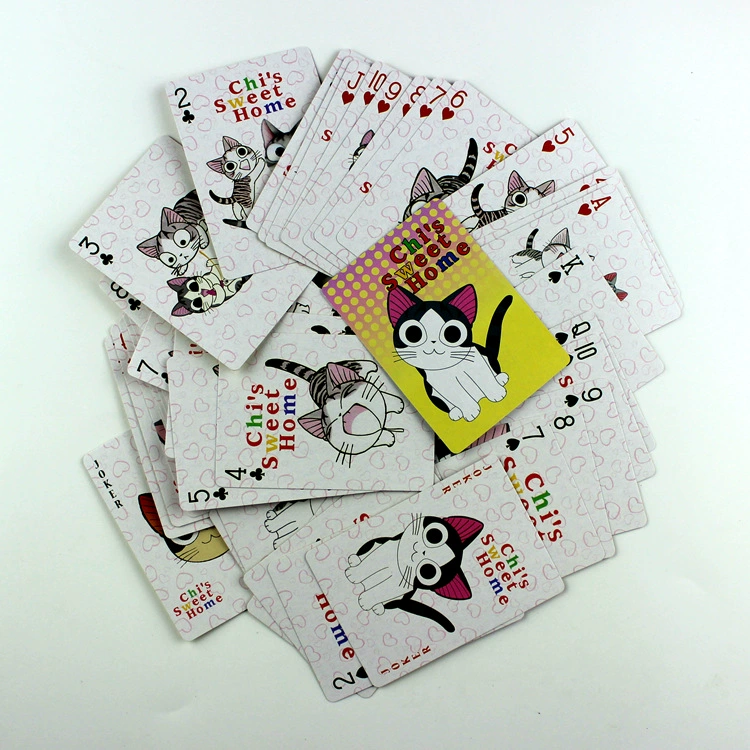 Ngọt ngào Mèo Riêng Pho Mát Mèo Nhỏ Poker Poker Phim Hoạt Hình Nhật Bản Anime Ngoại Vi Solitaire Cards Poster sticker cute giá rẻ