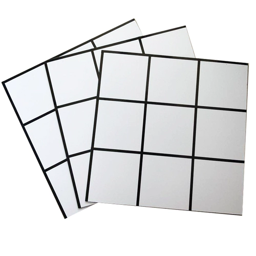 Металлическая алюминиевая пластическая доска самостоятельная мозаичная настенная паста бар декоративная влажность -защищенная водонепроницаемая кухня старая стена отремонтированная плитка