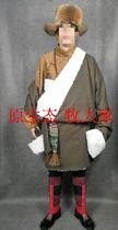 Tibetan clothing Tibetan mens artificial wool robes Tibetan winter clothing Tibetan mens robes thickened and hairy artificial wool Tibetan clothing