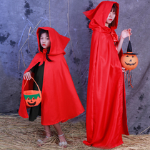 Halloween childrens costumes Little Red Riding Hood cloak adult girl clothes female kindergarten performance area materials