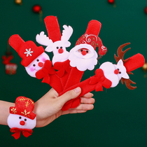 Christmas slapping hand ring Luka Santa Claus snowman tree clap ring Childrens kindergarten dressed up as a small gift ornament