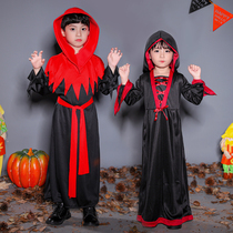 Halloween childrens costumes kindergarten girls boys demon masquerade characters dress up costumes performance props