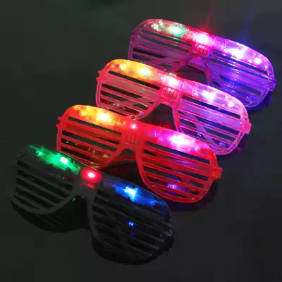 Shaking sound Net red bouncing glasses bar adult concert activity atmosphere props Street fluorescent blinds