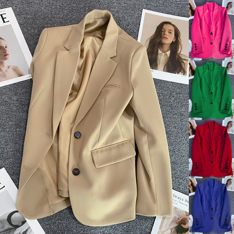 Off-White Blazer for Women 2024 Spring and Autumn New Style Casual Elegant Spring and Autumn Trendy Petite Suit Jacket for Women Off-White Blazer for Women 2024 Spring and Autumn New Style Casual Elegant Spring and Autumn Trendy Petite Suit Jacket for Women