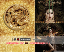 New photo studio plate womens square costume photo theme background photography background Budi Jilong