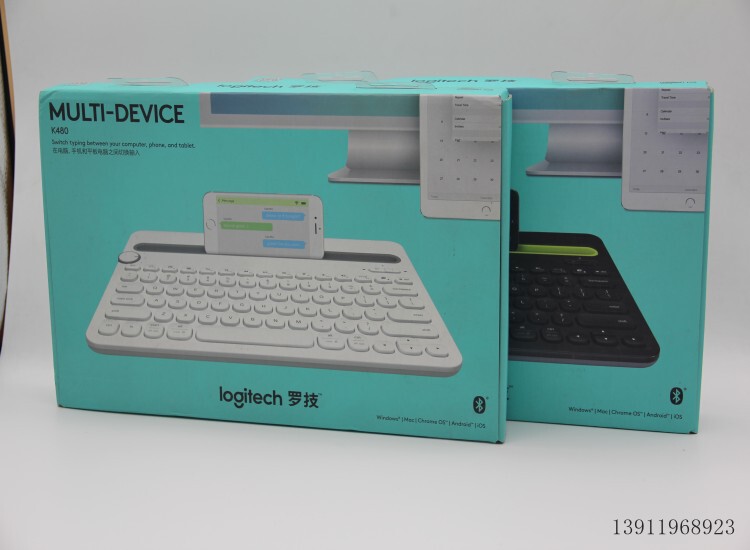 Logitech K480 Wireless Bluetooth Keyboard Android Mac Suitable for Apple iPhone Mobile Phone iPad Notebook