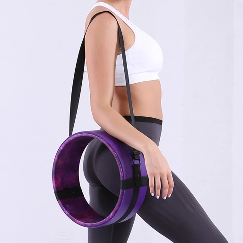 Baifei yoga wheel bag backpack wheel portable strap back bend artifact yogawheel yoga circle bag