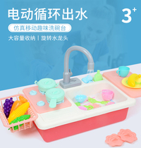 Childrens dishwasher simulation kitchenware kitchen cooking small boys and girls baby over the house out of the washing pool toys