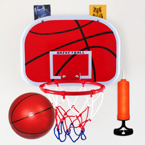 Childrens wall-mounted shooting frame free hole hanging buckle bedroom household baby 2 children 3 basketball 6-year-old EATUO