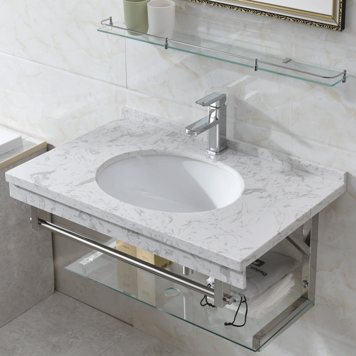 Make Up Room Wall Mounted Washbasin Wall Mounted Marble Wash Basin