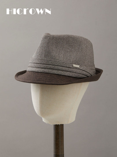 New style jazz hat for men, middle-aged and elderly, small brim, cool, handsome, fashionable, European and American, British, casual, large head circumference