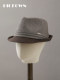 New style jazz hat for men, middle-aged and elderly, small brim, cool, handsome, fashionable, European and American, British, casual, large head circumference